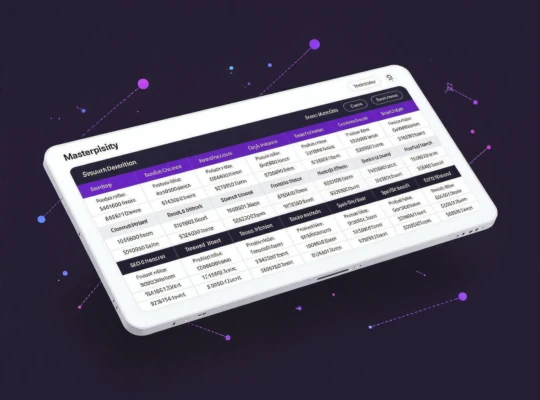 Smart Tables showing bulk product description generation