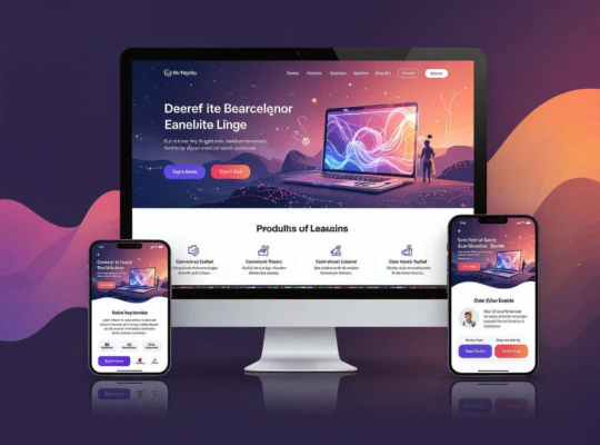 Landing Page Generator showing conversion-optimized page design